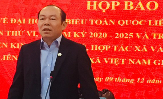 Đại hội Liên minh Hợp tác xã Việt Nam sẽ diễn ra trong 2 ngày 21 và 22/12/2020